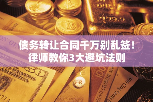 北京债务转让合同千万别乱签！律师教你3大避坑法则